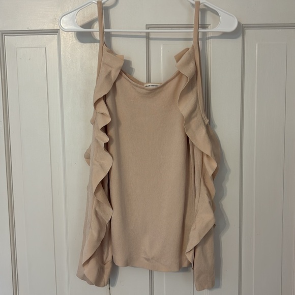 Club Monaco - ruffle sleeve sweater - XS - Picture 2 of 4